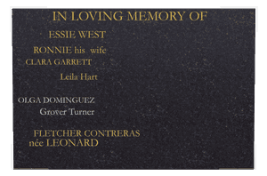 Square - In Loving Memory 11 memorial design preview