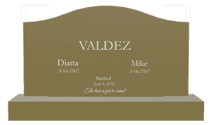 Serpentine - Memorial Headstone memorial design preview