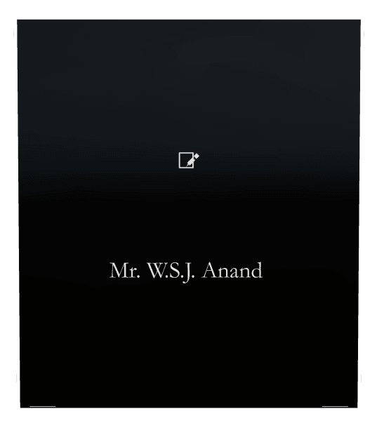 Square Laser-Etched Black Granite Headstone – Memorial preview