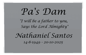 Rectangle Landscape Father 2 memorial design preview