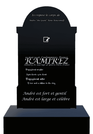 Headstone 30 - Memorial memorial design preview
