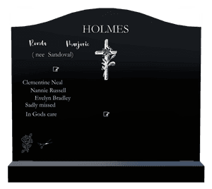 Serpentine - In Gods Care memorial design preview