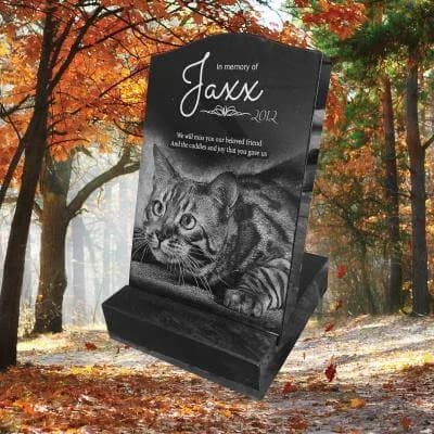 Laser-Etched Pet Mini Headstone