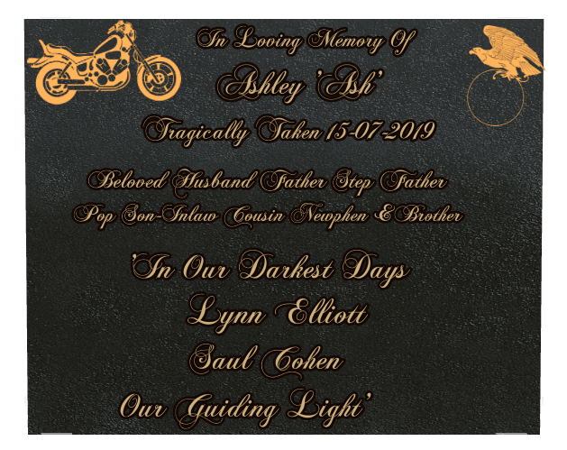 Bronze Plaque Bronze Plaque – In Loving Memory preview