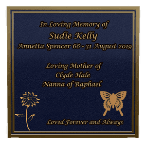 Square - Loving Mother memorial design preview