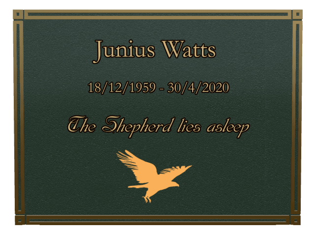 Square Bronze Plaque – Eagle preview