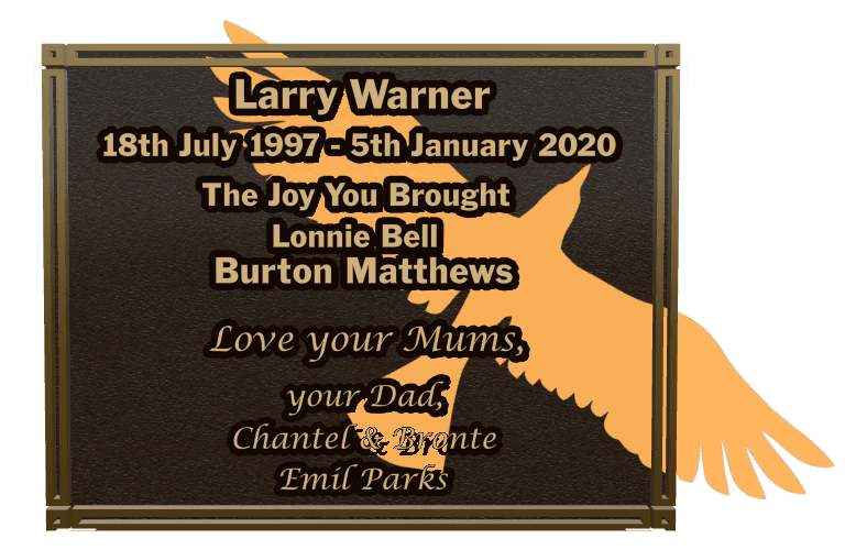 Square Bronze Plaque – In Loving Memory preview