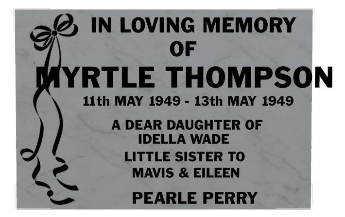 Square Traditional Engraved Plaque – Always Remembered preview
