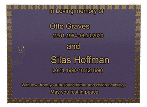 Square - Rest in Peace 3 memorial design preview