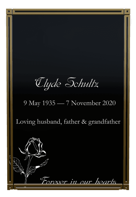 Square Laser-Etched Color Plaque – Loving Husband Plaque preview