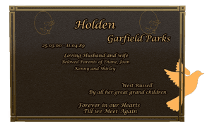 Bronze Plaque - Much Loved memorial design preview