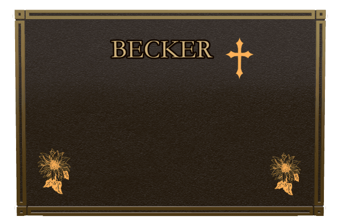 Bronze Plaque Bronze Plaque – Mark preview