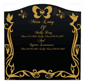 Serpentine - Birds Butterflies memorial design preview