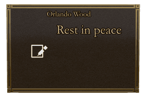 Bronze Plaque - Rest in Peace Plaque memorial design preview