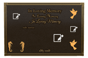 Bronze Plaque - In Loving Memory 9 memorial design preview