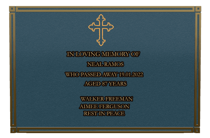 Bronze Plaque Bronze Plaque – Rest in Peace preview