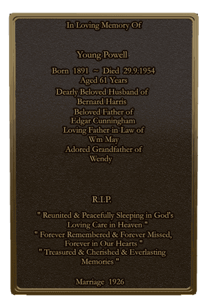 Square - Loving Father 5 memorial design preview
