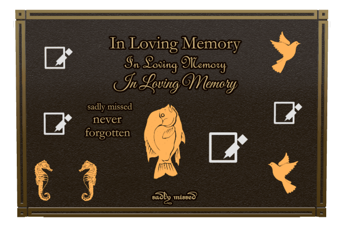 Bronze Plaque Bronze Plaque – In Loving Memory preview