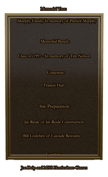 Square Bronze Plaque – Garden Plaque preview