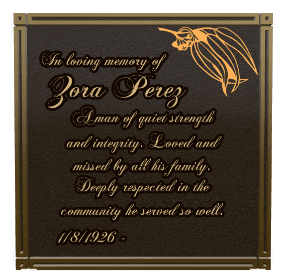 Bronze Plaque Bronze Plaque – In Loving Memory preview
