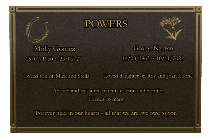 Bronze Plaque Bronze Plaque – Flower Horse preview