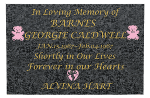 Square - Forever in Our Hearts 13 memorial design preview