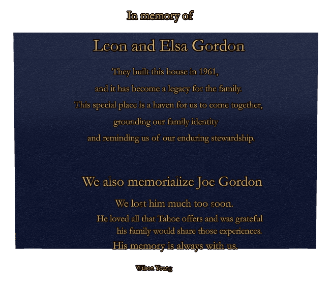Square Bronze Plaque – In Loving Memory preview