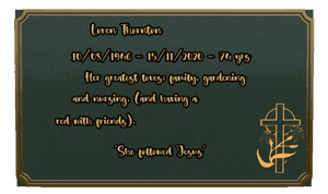 Bronze Plaque - Nurse memorial design preview