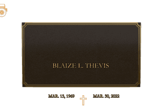 Bronze Plaque - Cross Plaque memorial design preview