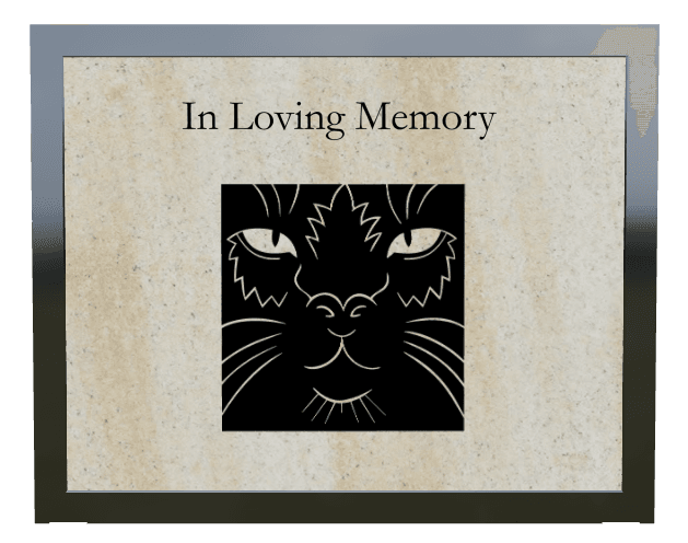 Full-colour Plaque Full Color Plaque – In Loving Memory preview