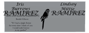 Stainless Steel Plaque - Much Loved 2 memorial design preview