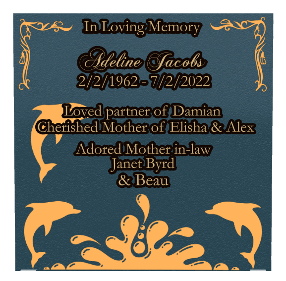 Square Bronze Plaque – In Loving Memory preview