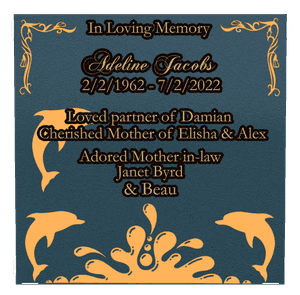 Square - In Loving Memory 30 memorial design preview