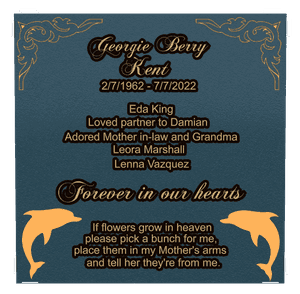 Square - Forever in Our Hearts 16 memorial design preview