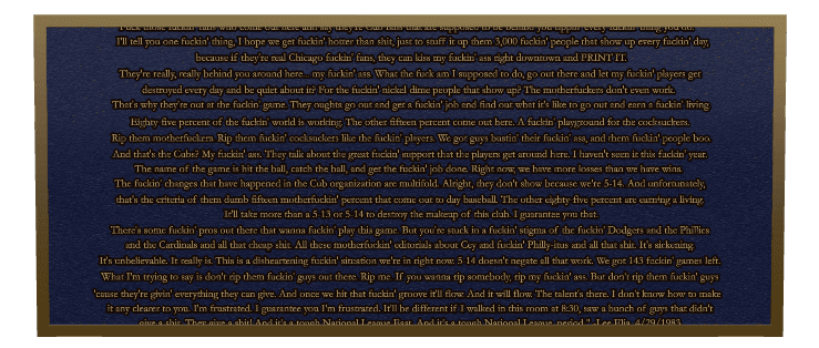 Bronze Plaque Bronze Plaque – Job preview