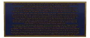 Bronze Plaque - Job memorial design preview