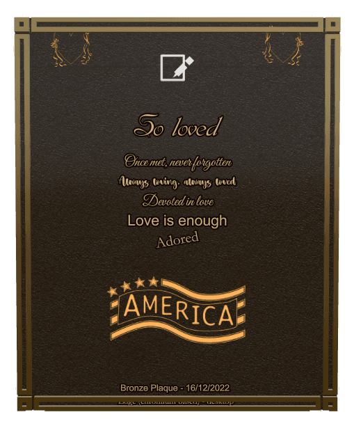 Bronze Plaque Bronze Plaque – Hearts preview