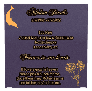 Square - Forever in Our Hearts 20 memorial design preview