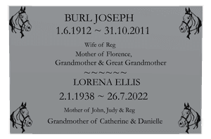 Rectangle Landscape John 16 memorial design preview
