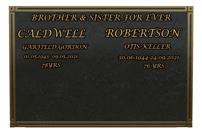 Rectangle (landscape) Bronze Plaque – Brother Memorial preview