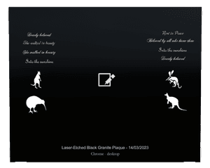 Square - Rest in Peace 7 memorial design preview