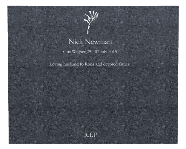 Rectangle (landscape) Traditional Engraved Plaque – kangaroo preview