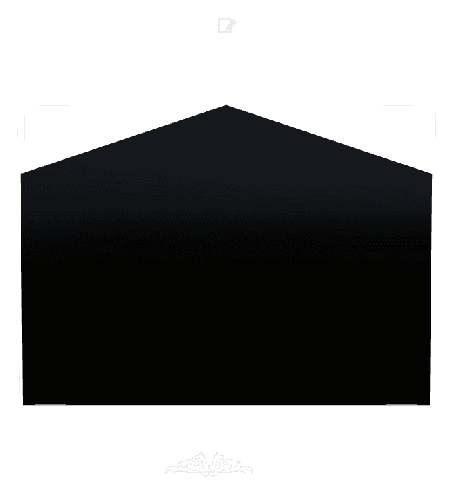 Peak Laser-Etched Black Granite Headstone – In Loving Memory preview