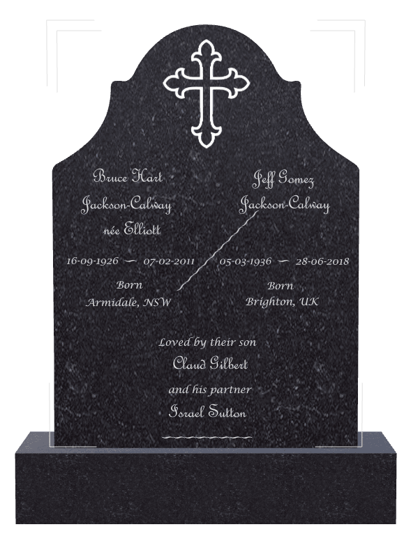 Traditional Engraved Headstone – Peter Headstone preview