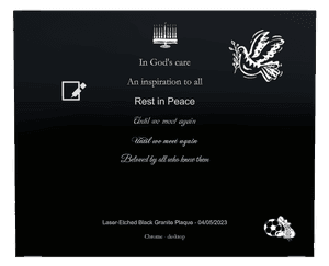 Square - Until we Meet Again memorial design preview