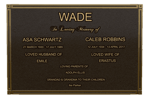 Rectangle Landscape in Loving Memory 44 memorial design preview