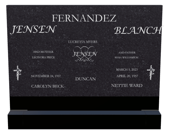 Rectangle (landscape) Traditional Engraved Plaque – heart preview