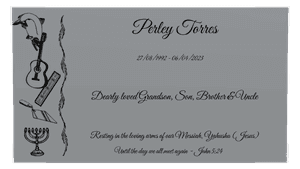 Rectangle Landscape Dearly Loved Plaque memorial design preview