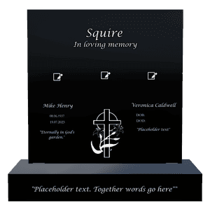 Square - In Loving Memory 47 memorial design preview