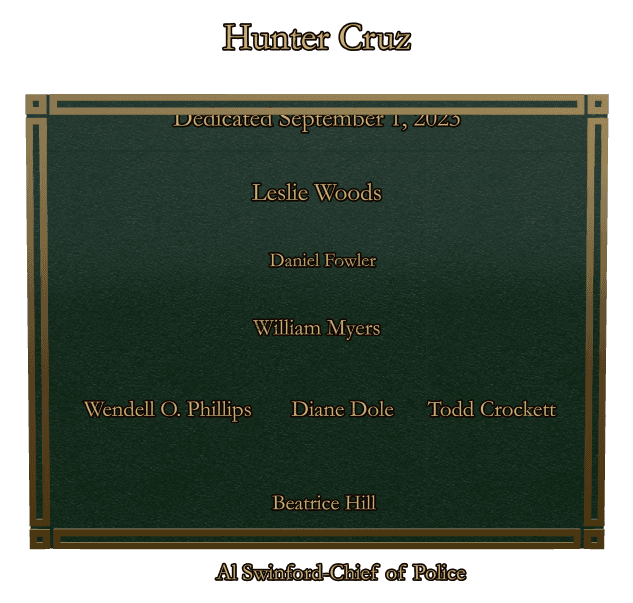 Rectangle (portrait) Bronze Plaque – Service Memorial preview